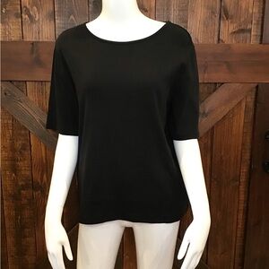 J. Crew Perfect Fit Classic Black Top